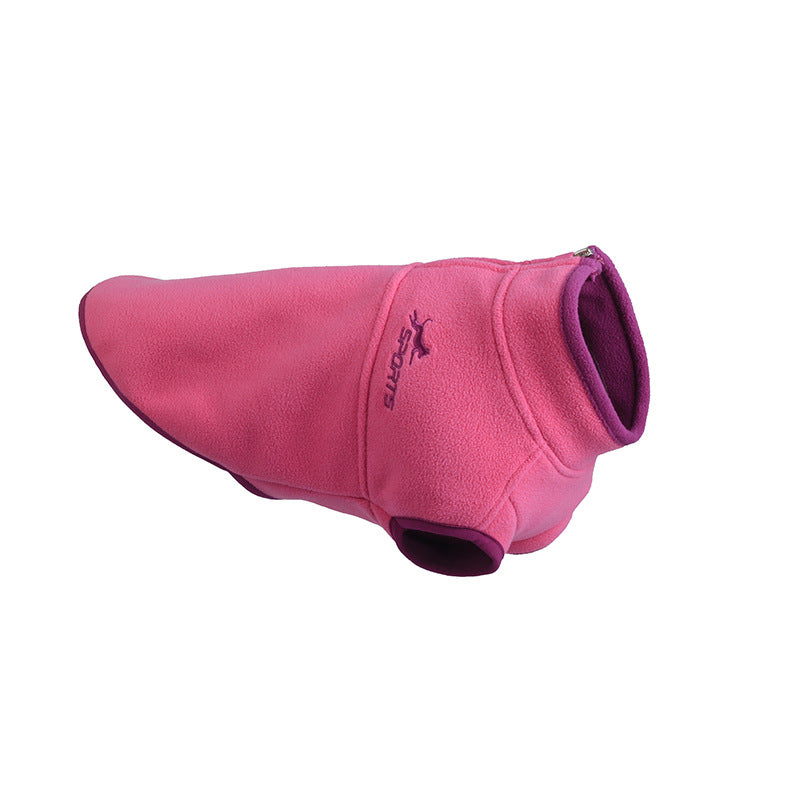 Pet Thick Polar Fleece Solid Color Warm Sweater