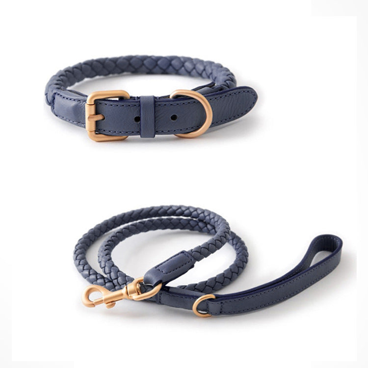 High End Sturdy Pet Collar Durable Luxury Leather