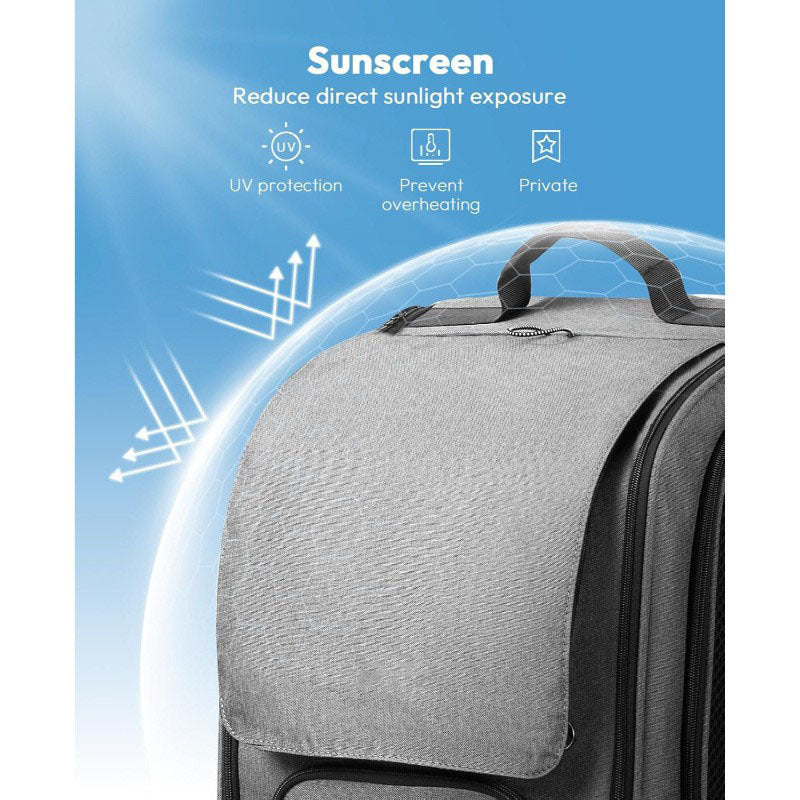 Portable Aviation Style Pet Fashion Backpack Carrier