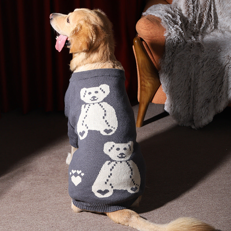 Warm Thick Winter Pet Sweater Large Breed Apparel