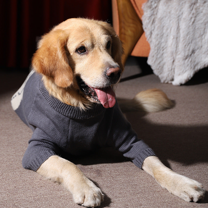 Warm Thick Winter Pet Sweater Large Breed Apparel