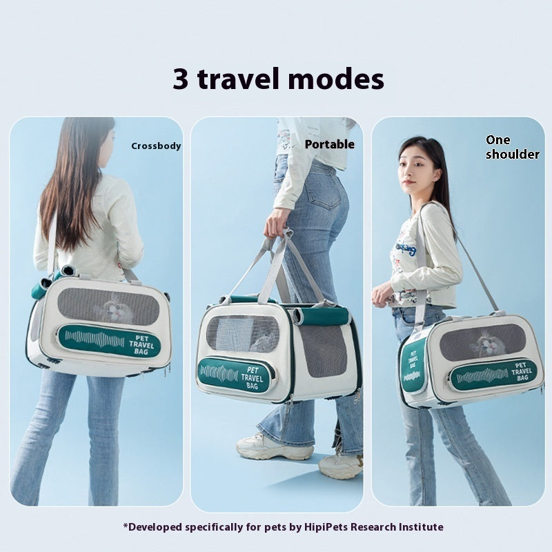 Large Capacity Breathable Portable Pet Backpack Carrier