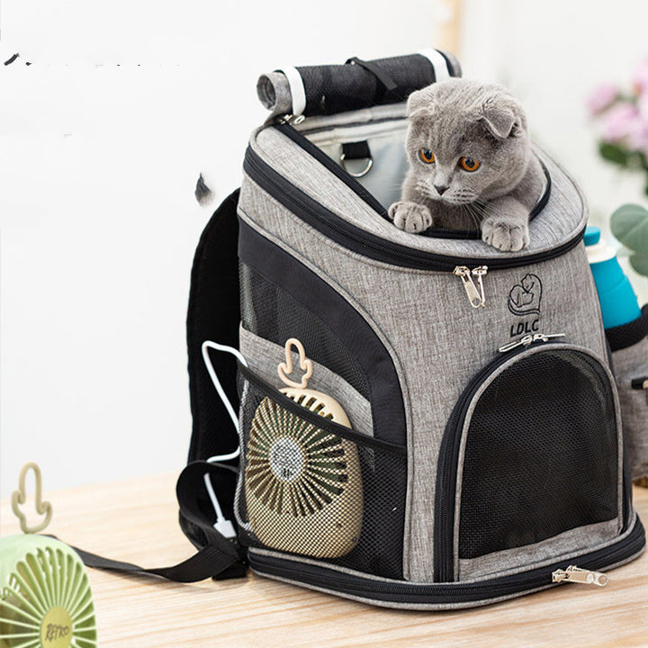 Portable Outdoor Pet Backpack Carrier Bag