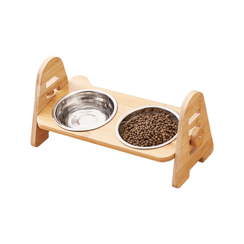 Pet Oblique Mouth Cervical Spine Protection Drinking Bowl