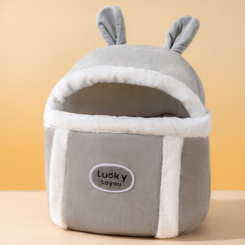 Animal Shape Portable Pet Backpack Diaper Carry Bag