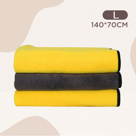 Pet Absorbent Bath Towel Soft Quick Drying Grooming Towel