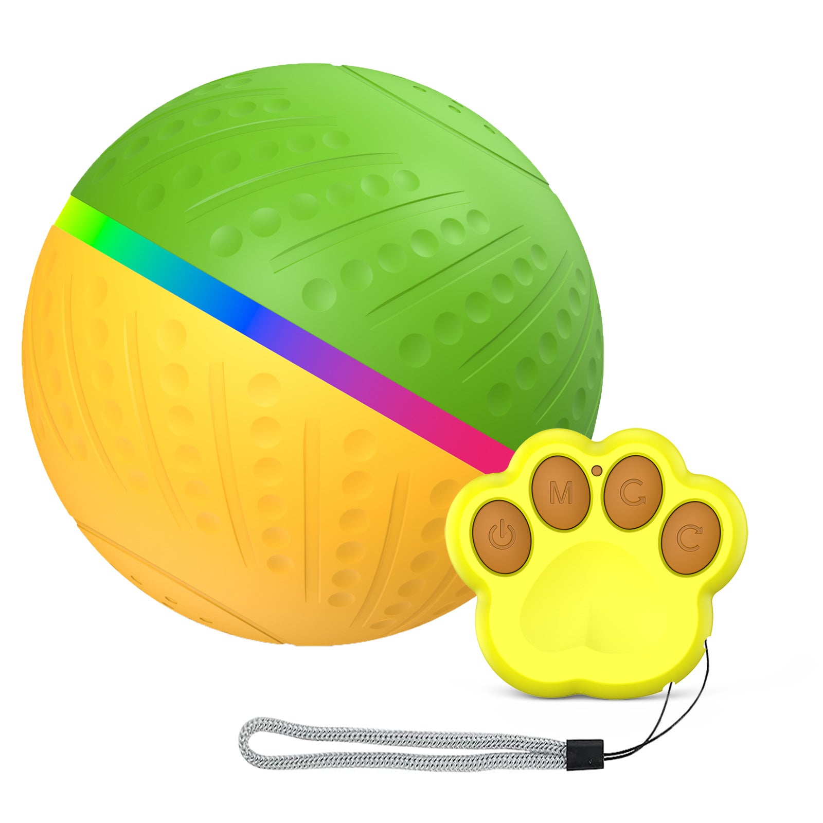 Pet Bite-Resistant Remote Control Interactive Intelligent Toy Ball