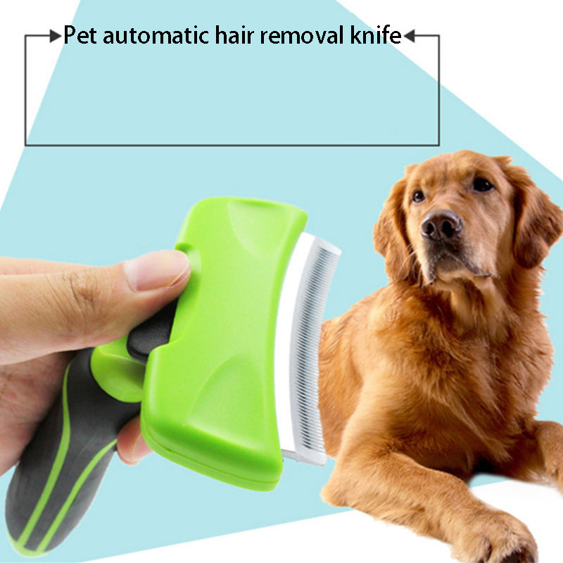 Pet Deshedding Grooming Hair Removal Rake Brush Tool