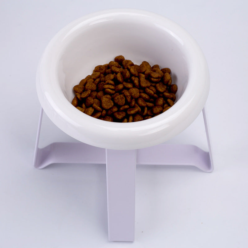 Pet Anti Slip Iron Stand Double Feeding Bowl