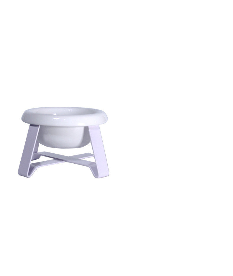 Pet Anti Slip Iron Stand Double Feeding Bowl