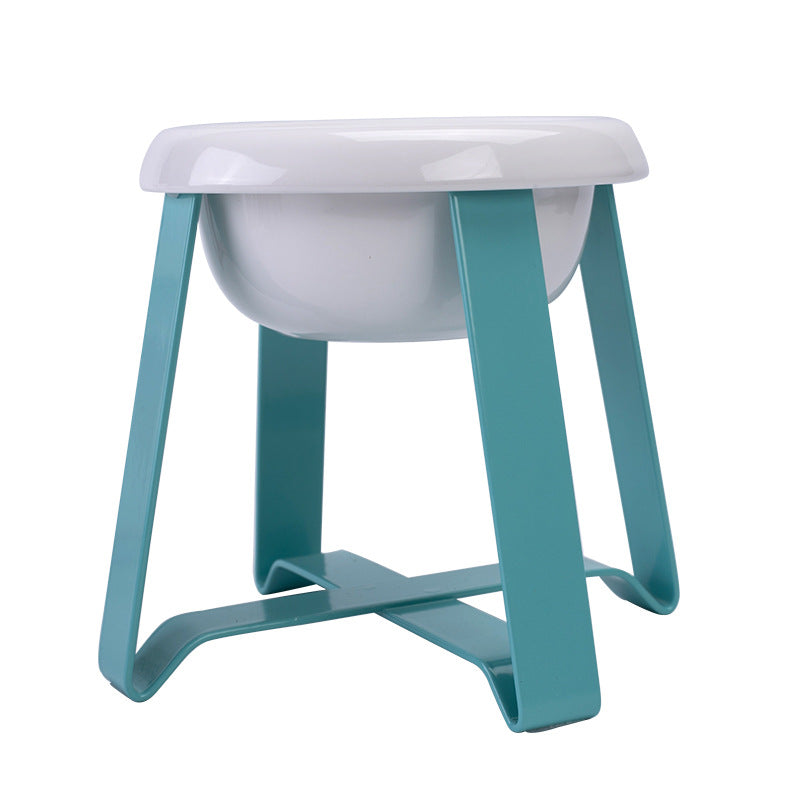 Pet Anti Slip Iron Stand Double Feeding Bowl