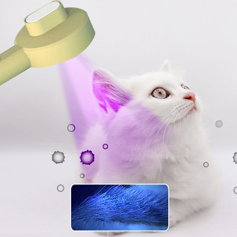 2 In 1 Pet Grooming Comb UVC Hair Detection Tool