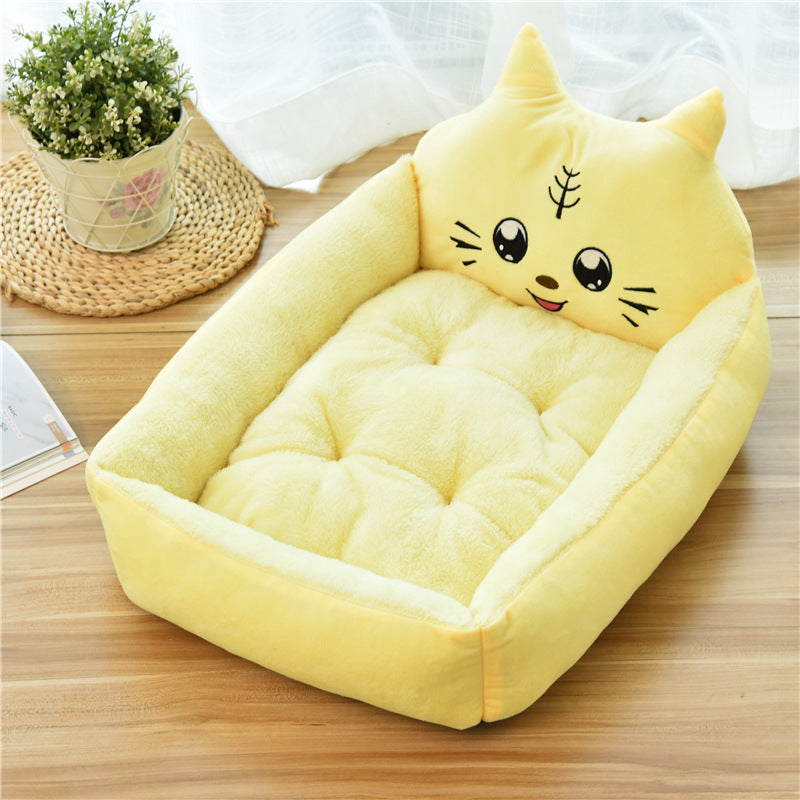 Pet Large Warm Cozy Soft Fleece Bed Nest