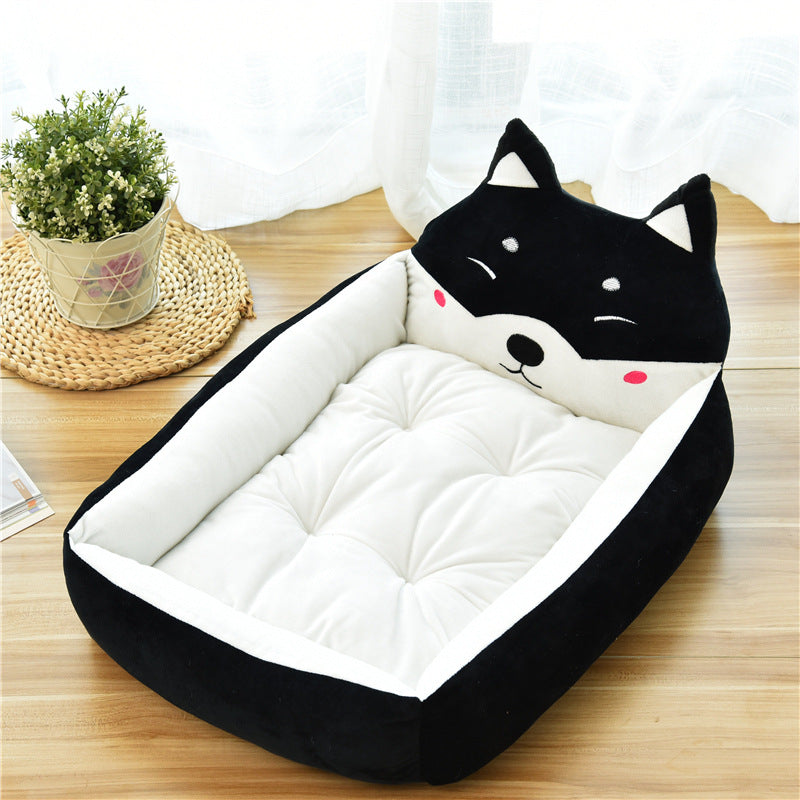 Pet Large Warm Cozy Soft Fleece Bed Nest