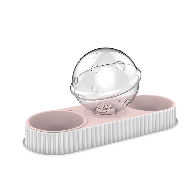 Pet Plastic Automatic Feeder And Water Bowl System