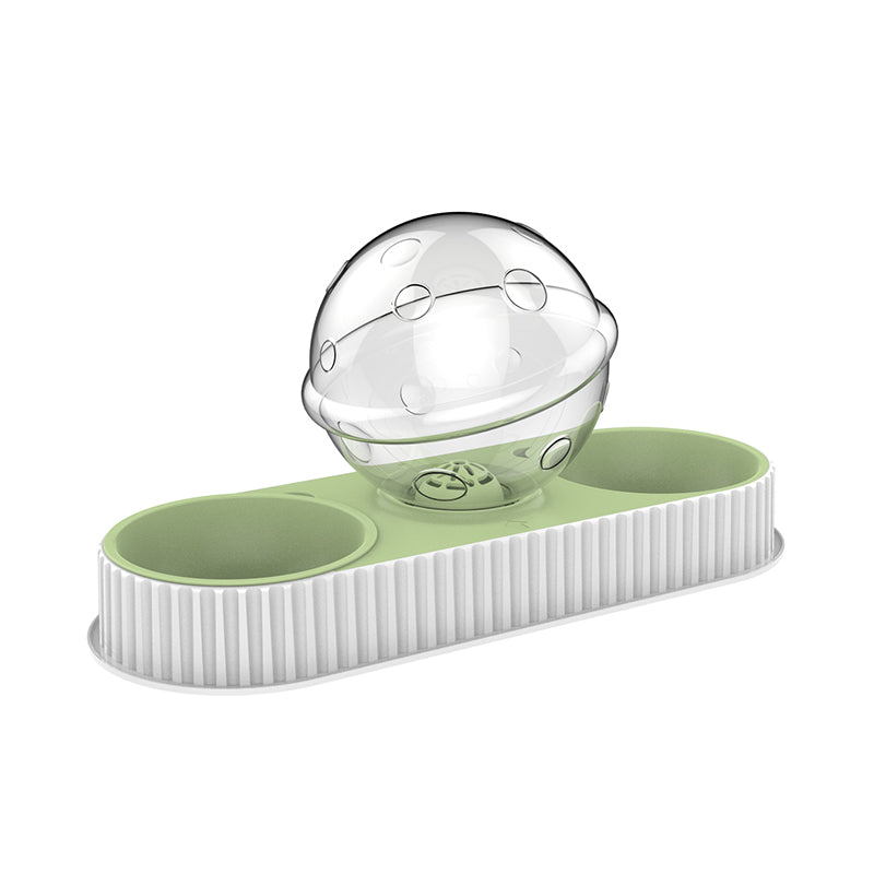 Pet Plastic Automatic Feeder And Water Bowl System