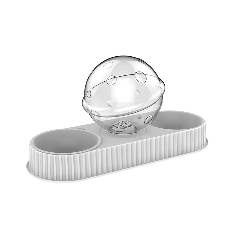 Pet Plastic Automatic Feeder And Water Bowl System
