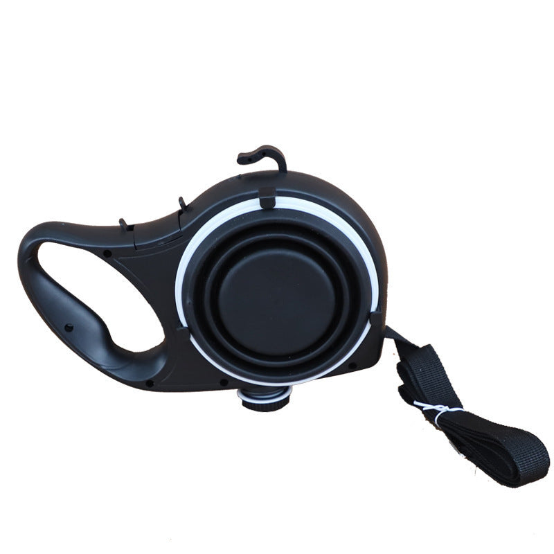 Pet Multifunctional Portable Leash Water Bottle Carrier Travel Leash