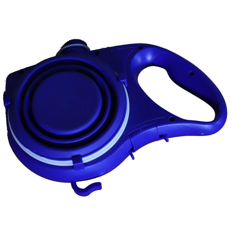 Pet Multifunctional Portable Leash Water Bottle Carrier Travel Leash
