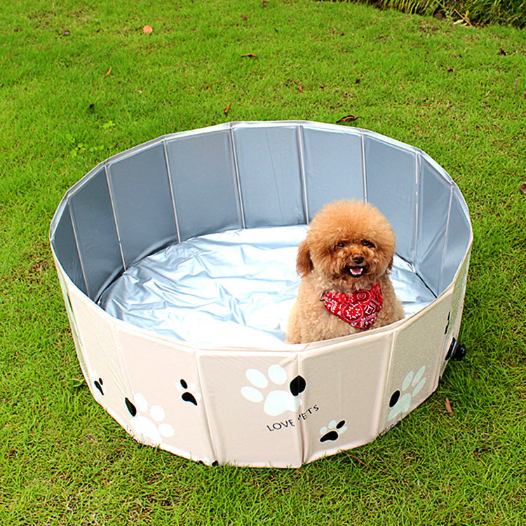 Pet Swimming Pool Portable Foldable Indoor Outdoor Bathing Tub Spa