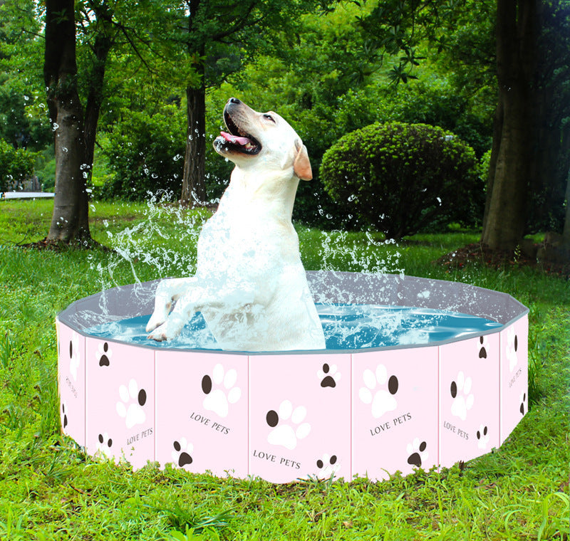 Pet Swimming Pool Portable Foldable Indoor Outdoor Bathing Tub Spa