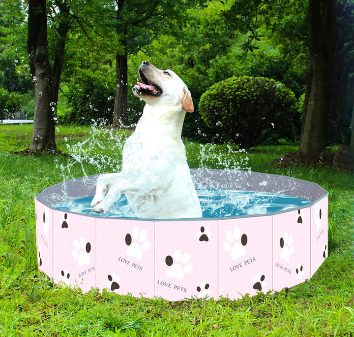 Pet Swimming Pool Portable Foldable Indoor Outdoor Bathing Tub Spa