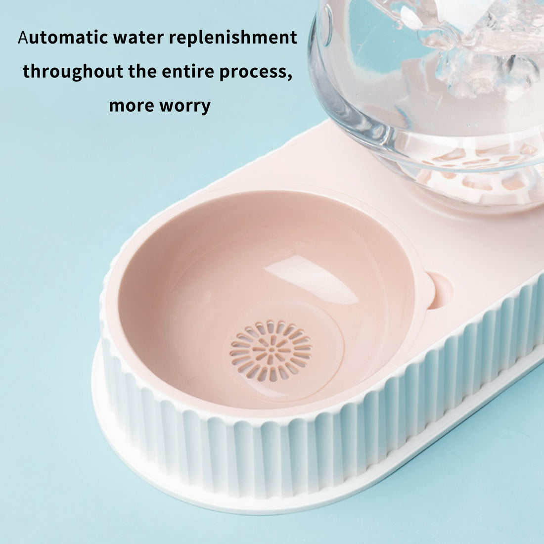 Pet Plastic Automatic Feeder And Water Bowl System