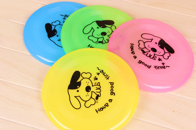 Pet Silicone Flying Saucer Interactive Chew Training Disc Toy