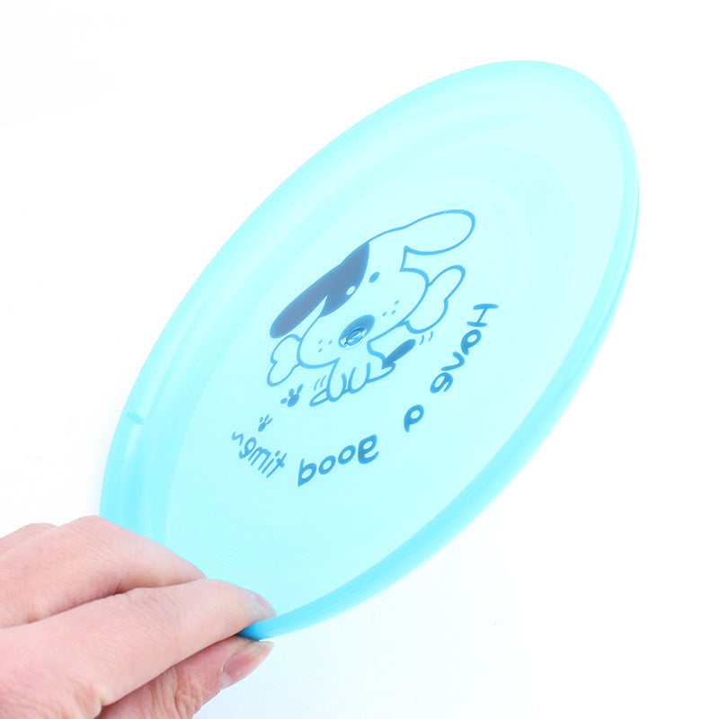 Pet Silicone Flying Saucer Interactive Chew Training Disc Toy