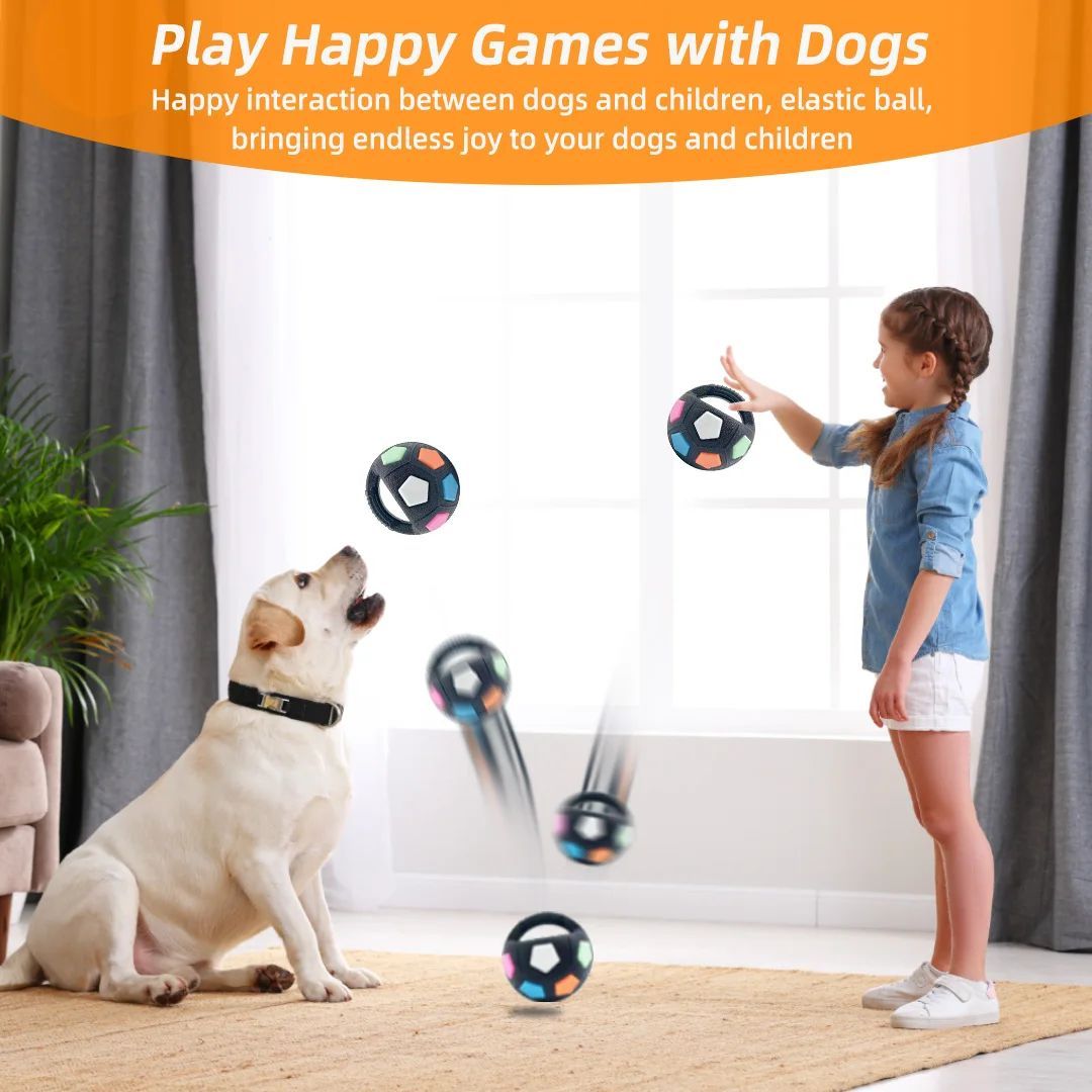 Pet Football Tennis Ball Shaped Chew Toy Durable Squeaky Training Toy
