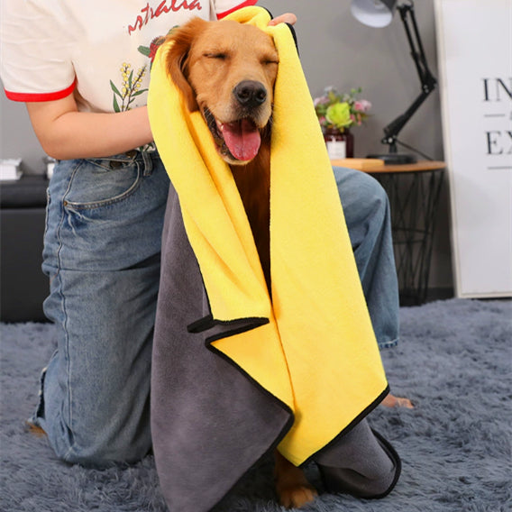 Pet Super Absorbent Quick Dry Bath Towel Grooming Towel