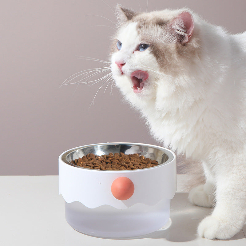Pet Stainless Steel Feeding Bowl Durable Dish