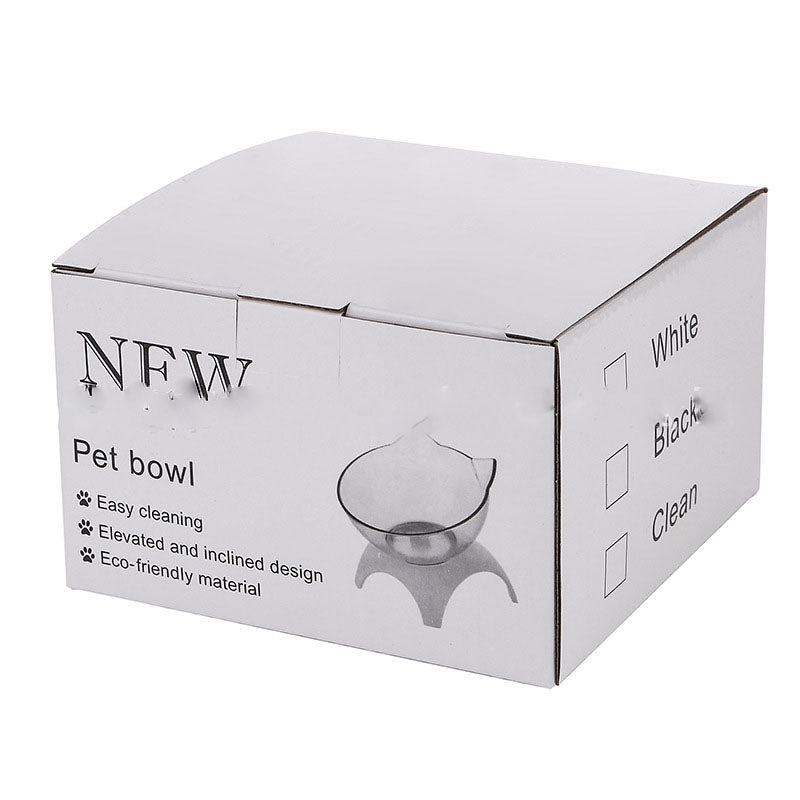 Pet Non Slip Double Bowl Raised Stand Feeding Dish