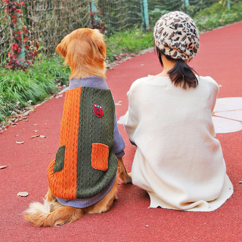 Thick Winter Pet Sweater For Large Breed Apparel