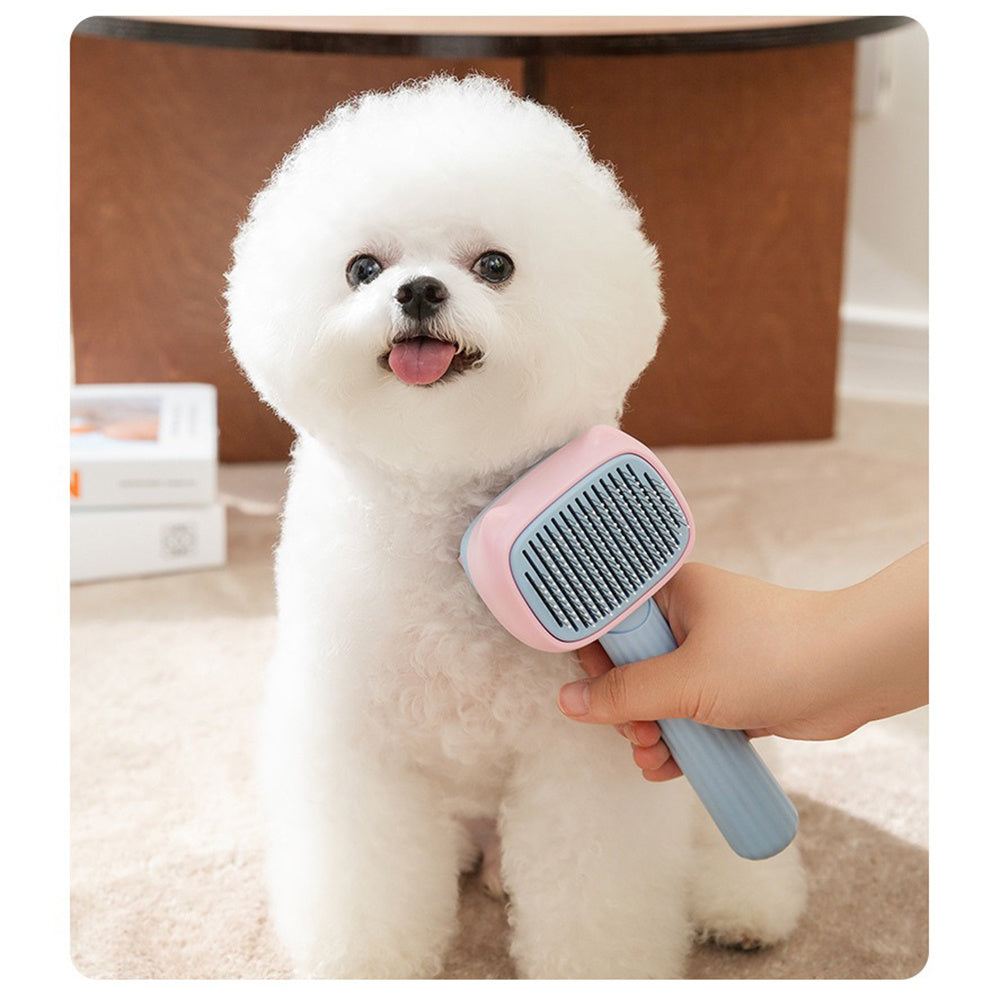 Pet Deshedding Grooming Brush Hair Removal Tool