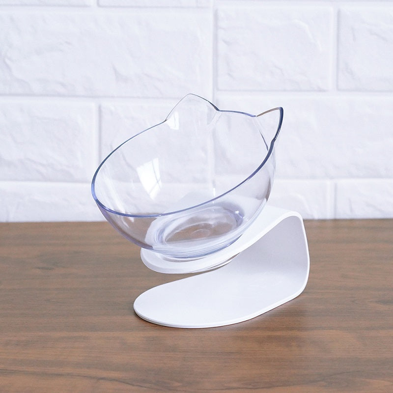 Pet Non Slip Double Bowl Raised Stand Feeding Dish