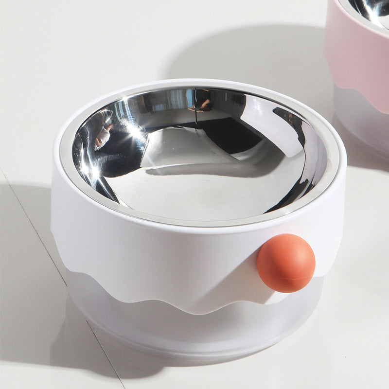 Pet Stainless Steel Feeding Bowl Durable Dish
