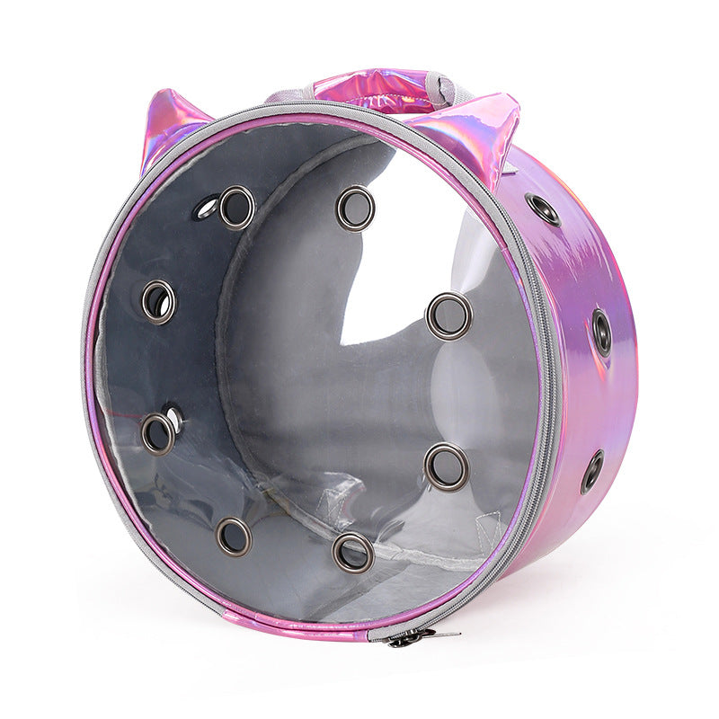 Pet Transparent Breathable Portable Travel Backpack Carrier