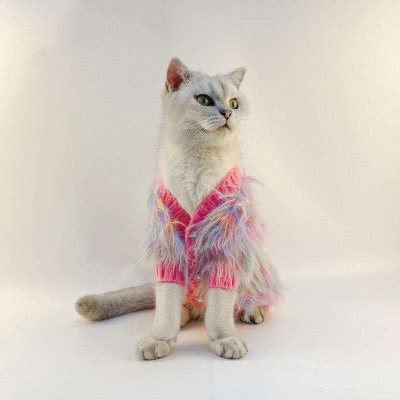 Japanese Korean Luxury Pet Sweater Cardigan Apparel