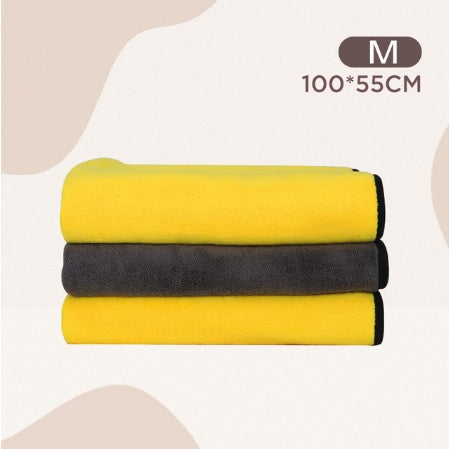 Pet Absorbent Bath Towel Soft Quick Drying Grooming Towel