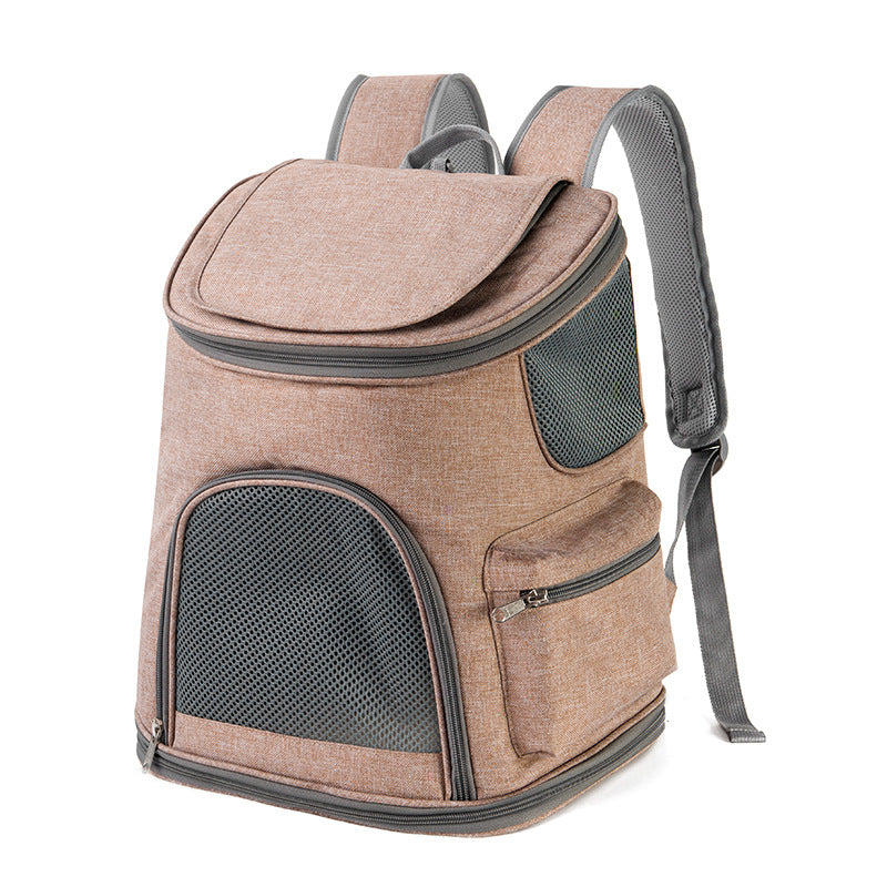 Pet Oxford Cloth Outdoor Portable Shoulder Backpack Carrier