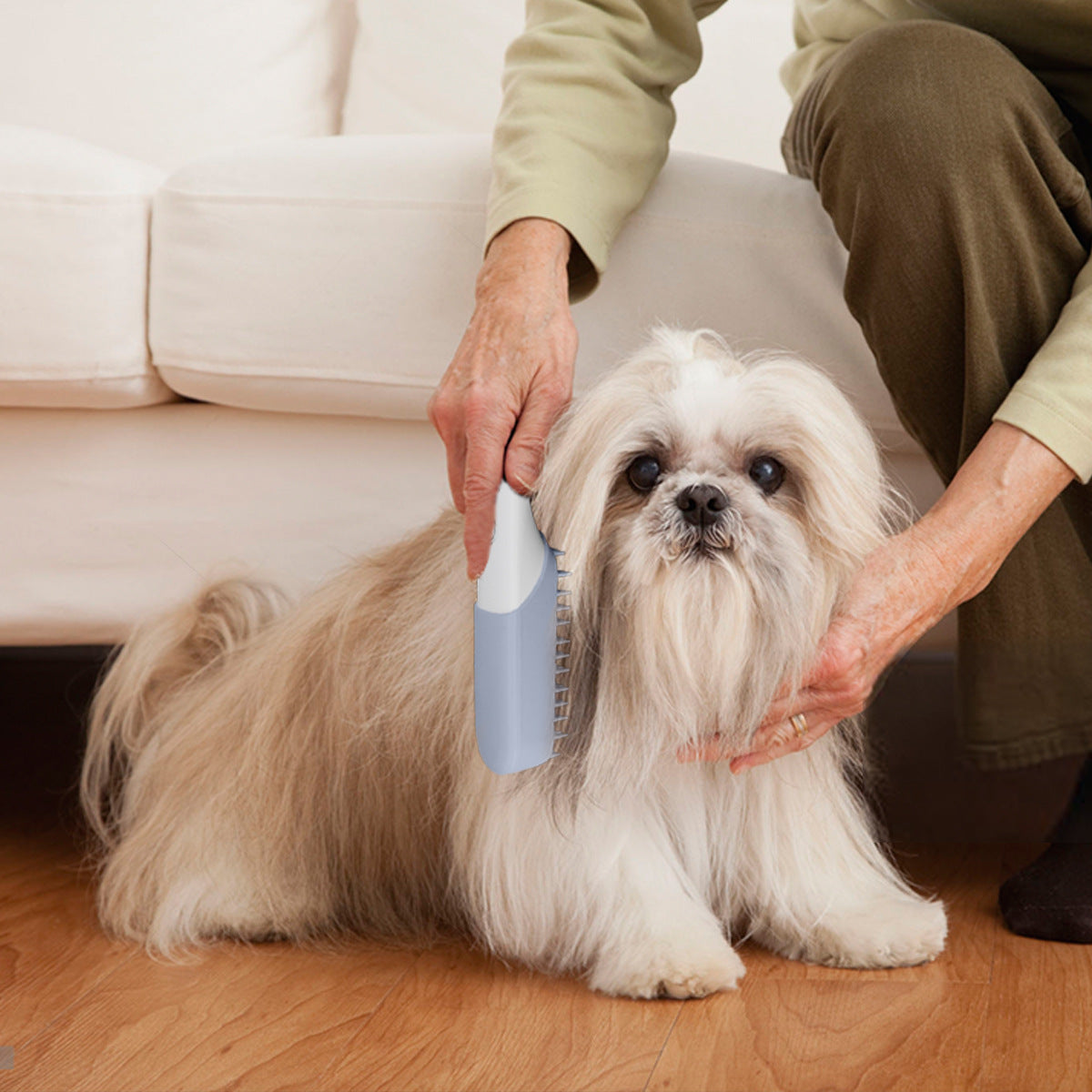 Pet Silicone Massage Grooming Brush Deodorizing Cleaning Fur Comb