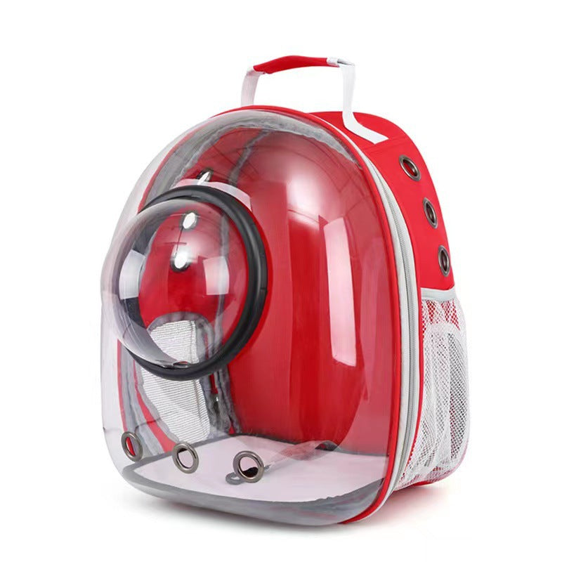 Pet Transparent Breathable Large Capacity Backpack Carrier
