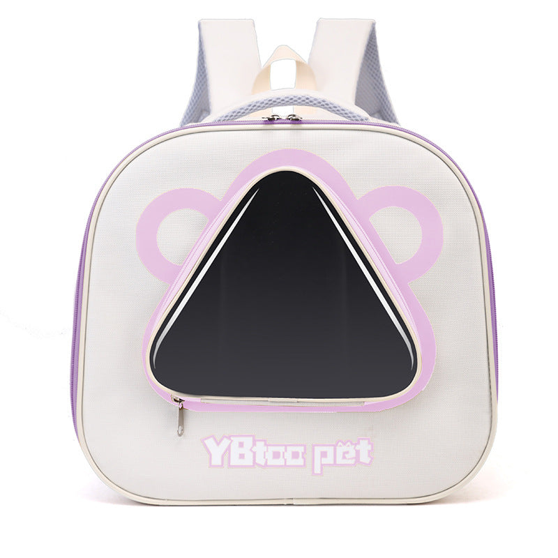 Portable Large Capacity Breathable Pet Backpack Carrier Bag
