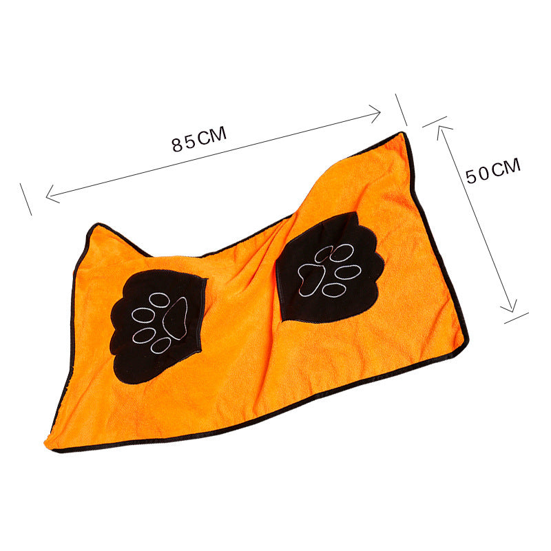 Absorbent Pet Bath Towel Drying Cloth