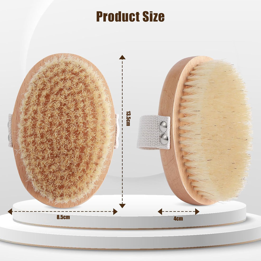 Pet Soft Boar Bristle Palm Grooming Brush Shedding Control