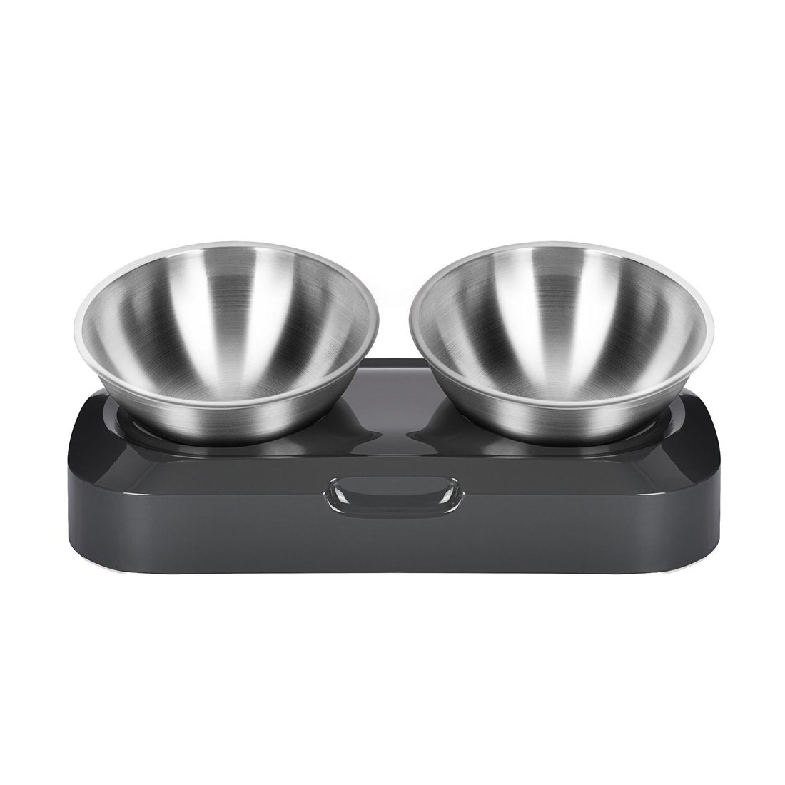 Pet Stainless Steel Double Bowl Feeding Set