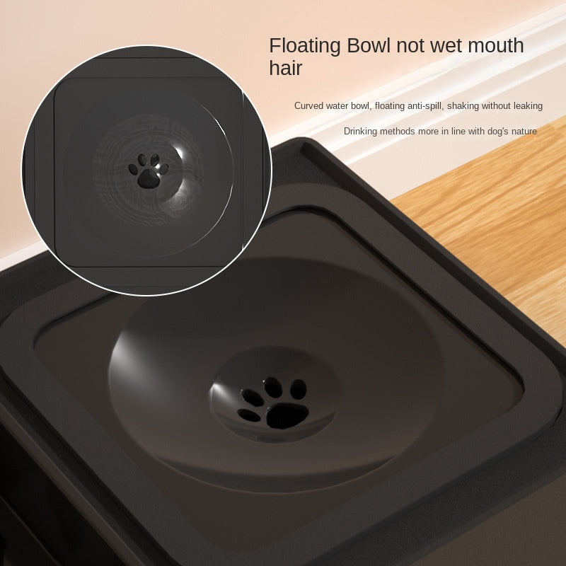 Pet Adjustable Height Stainless Steel Double Bowl Feeder