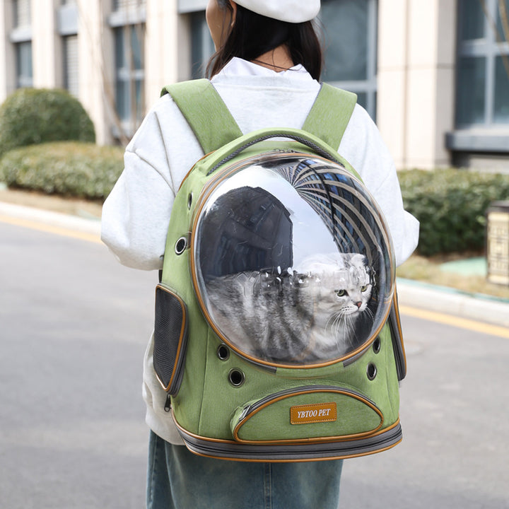 Pet Transparent Large Capacity Portable Travel Backpack Carrier