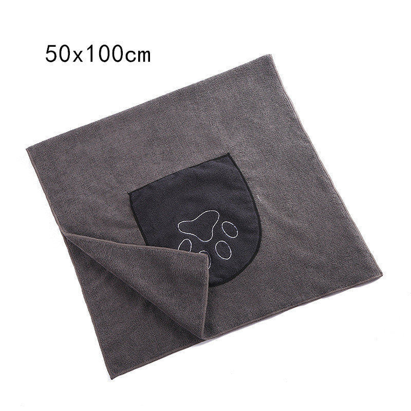Absorbent Pet Bath Towel Drying Cloth